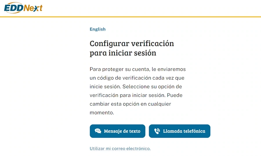 EDD online config verificacion